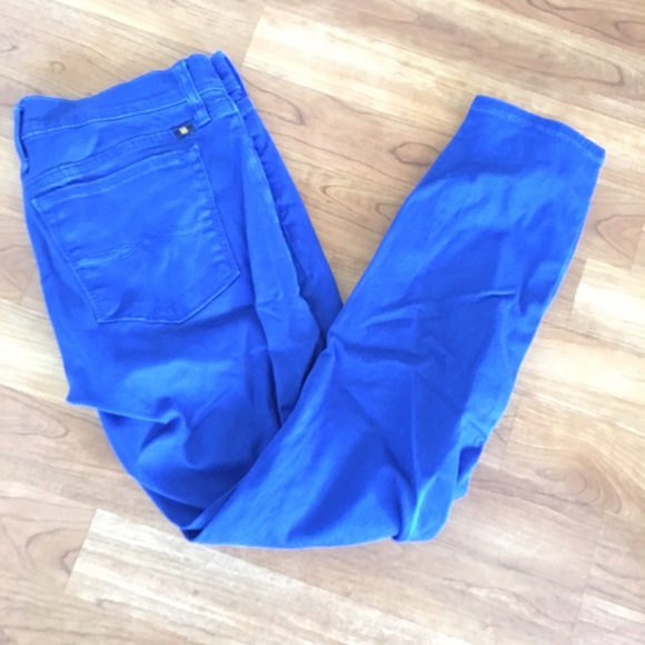 Lucky Brand Cobalt Blue Matchstick Jeans