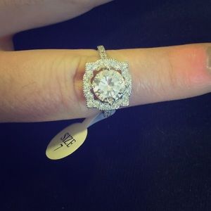 925 Sterling Silver ring Cubic Zirconia