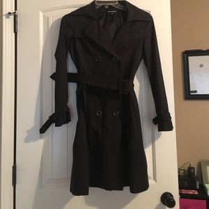 Black trench coat