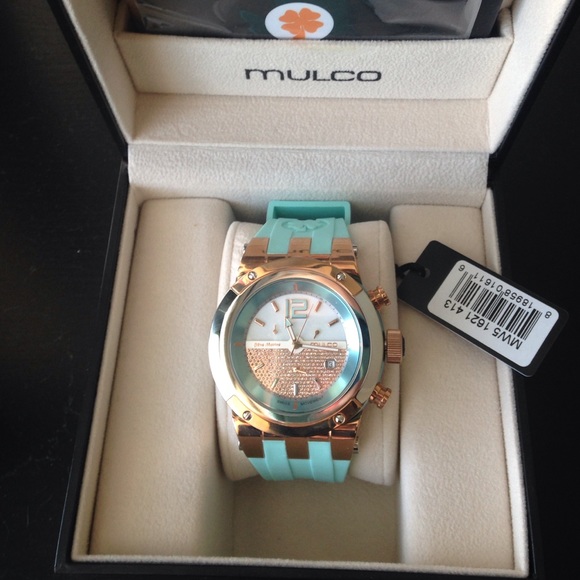 Brand New Mulco Bluemarine Glass Watch