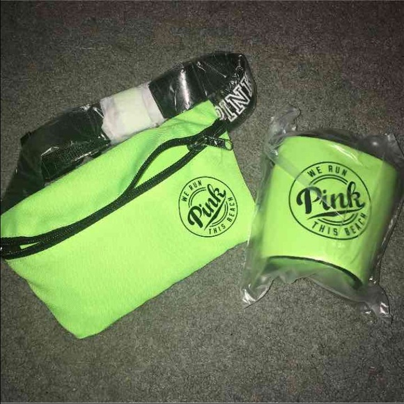 Pink Fanny Pack and Coozie