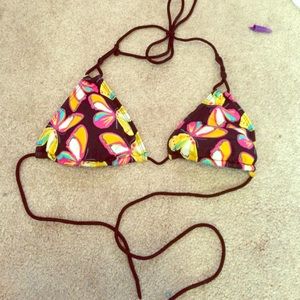 Kirra butterfly bikini top! Only worn twice!