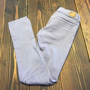 Skinny lavender jeans from American Eagle
