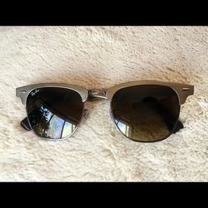 Ray-Ban Clubmaster aluminum sunglasses!