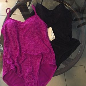 Bundle bathing suits size L NEW