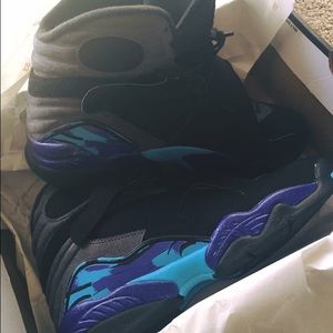 Aqua Jordan 8s