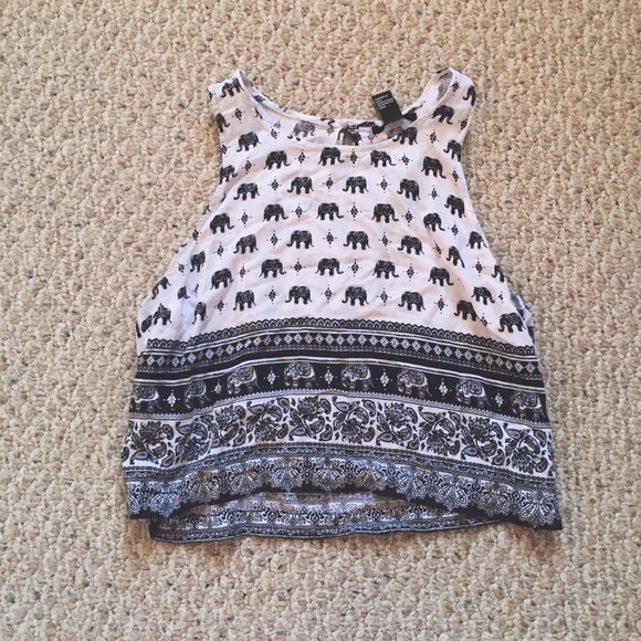 Elephant Crop Top