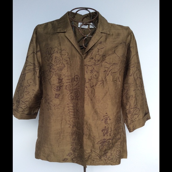 Chico's silk blouse.