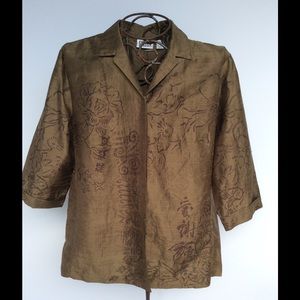 Chico's silk blouse.