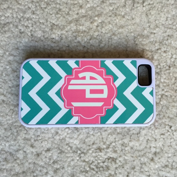 Monogrammed iPhone 5 or 5s case