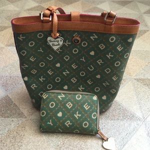 Dooney & Bourke bag and matching wallet