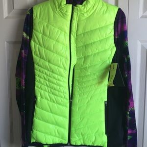Exercise top with vest