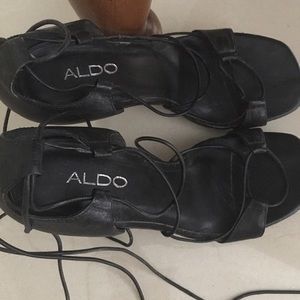 Leather ALDO Sandals USED