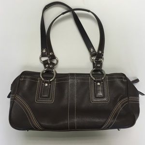 Coach 10580 Brown Leather Shoulder Bag