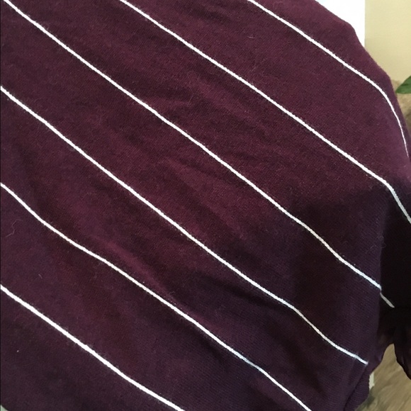 NWT The Limited | burgundy sweater w/ pleats - Picture 3 of 4