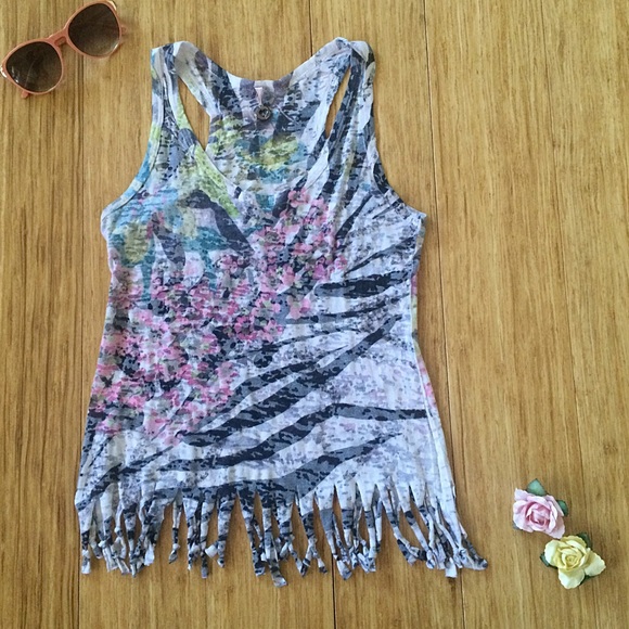 Tops - Girls fringe top