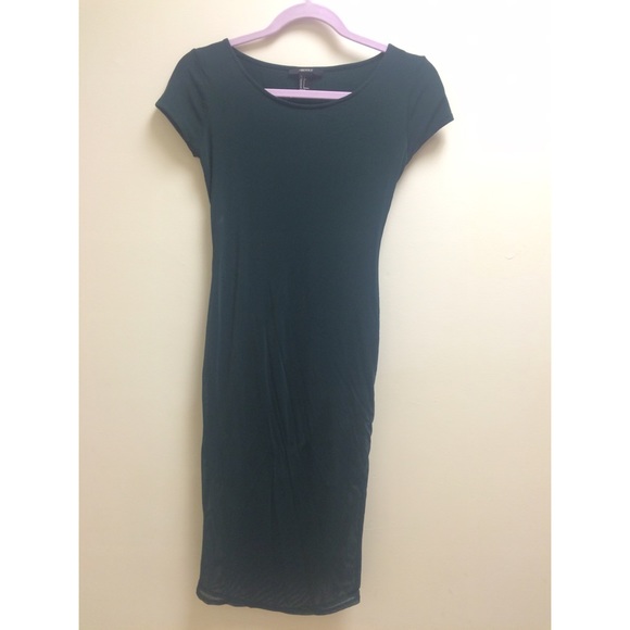 Green midi dress