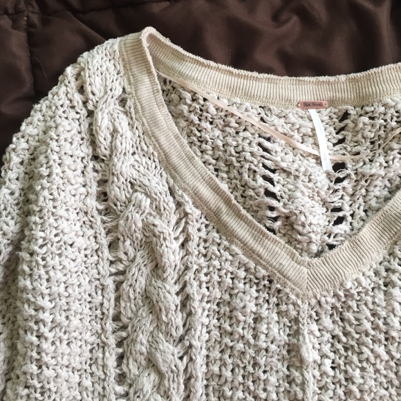 Boho loose knit sweater