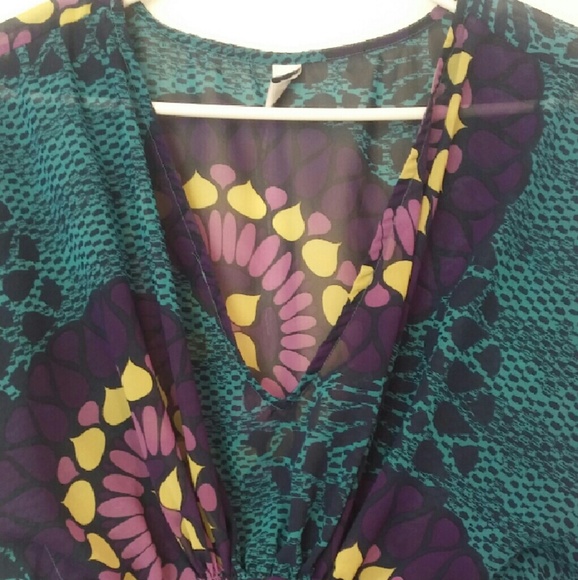 Babydoll chiffon blouse - Picture 2 of 2