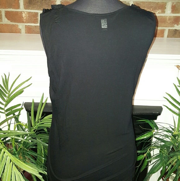 🔴 $$ "NWT" Cable & Gauge Ruffled Tank - Picture 2 of 2