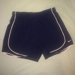 NIKE DRI-FIT Navy and White Shorts. Size S.