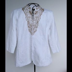 Gorgeous white Chico's jacket