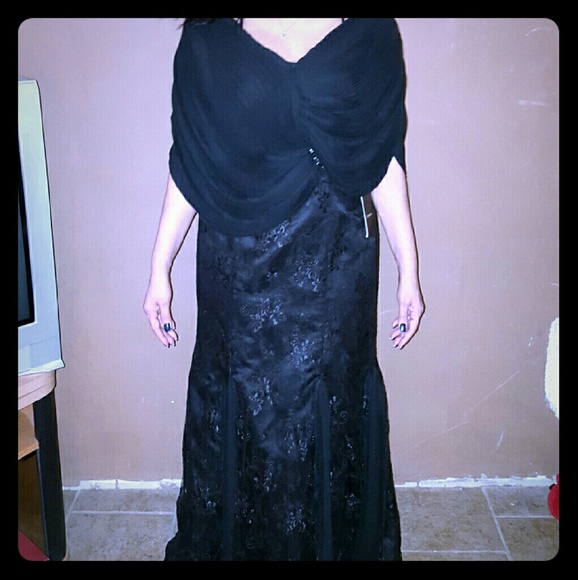Black gown