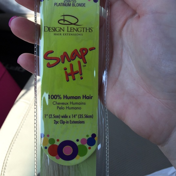 Hair Extensions - Platinum Blonde