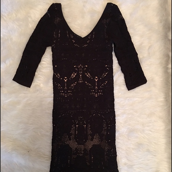 Detailed Lace Bebe Dress