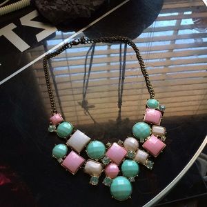 Large Jewel Statement Necklace