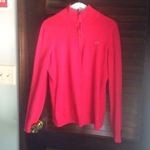 Vineyard Vines dark pink cotton pullover