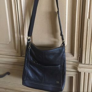 Black Leather THE SAK Cross body purse