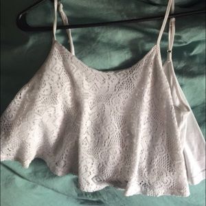 White Crop Top from Charlotte Russe