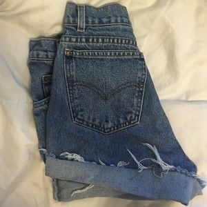 genuine vintage levi's cutoffs!