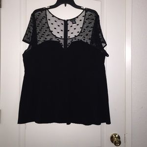 Torrid peplum top
