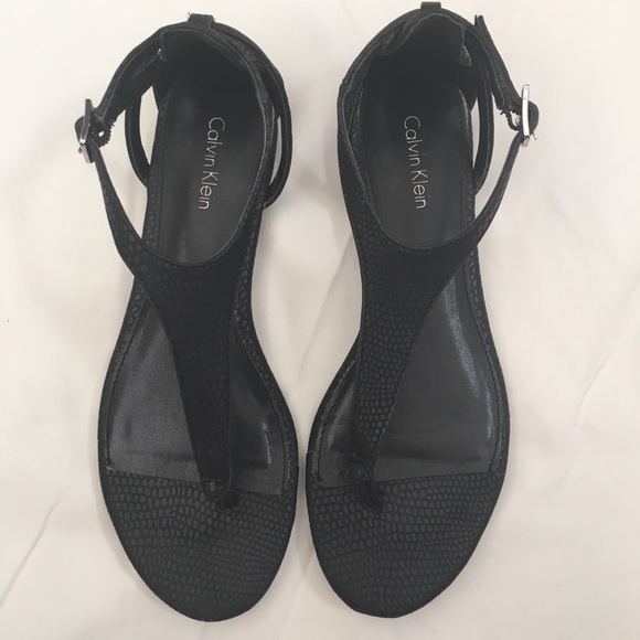 Calvin Klein Black Sandals