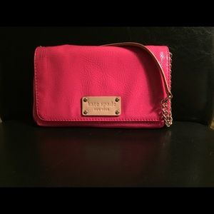 Kate Spade hot pink clutch