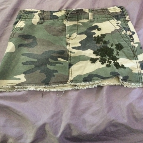 roxy skirt camouflage