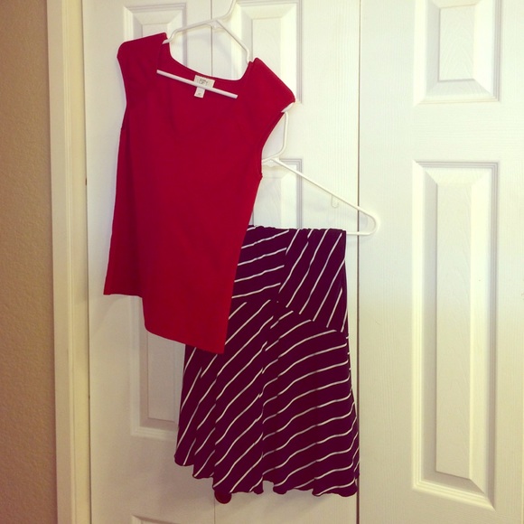 2pc set Skirt and top