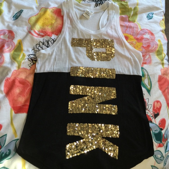 PINK bling tank