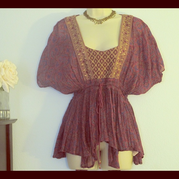 Free People peasant top - Picture 1 of 4