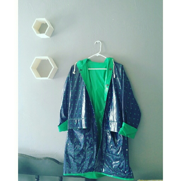 Vintage 80s Reversible Raincoat☔