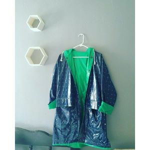 Vintage 80s Reversible Raincoat☔