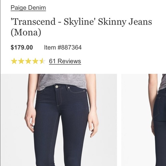 Paige Jeans Skyline Skinny - Picture 2 of 3