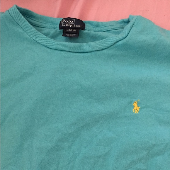 Boys XL polo long sleeve tee