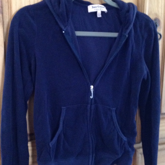 Juicy Couture Blue Zipper Sweatshirt