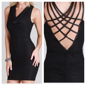 Black cocktail dress