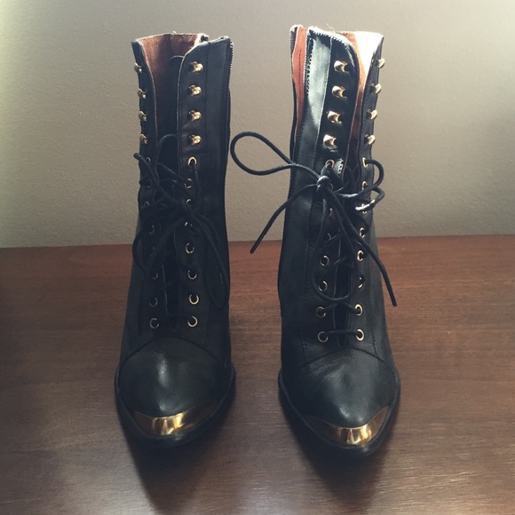 Jeffrey Campbell Shoes - ✨ Jeffrey Campbell lace up booties.