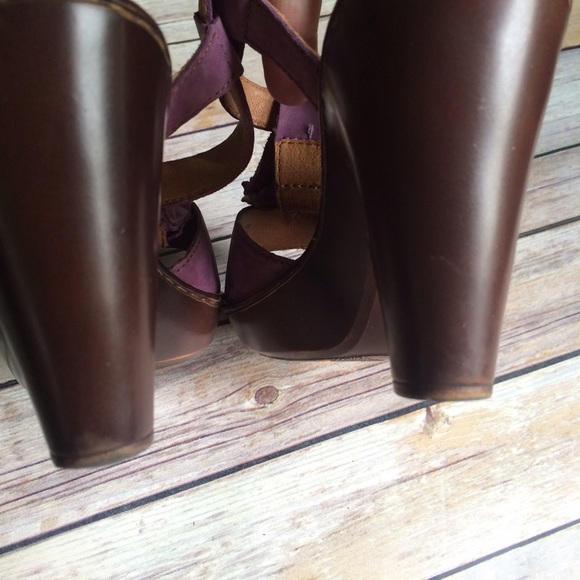 Born orchid suede fringe sandal heel ✨Host Pick✨ - Picture 3 of 4