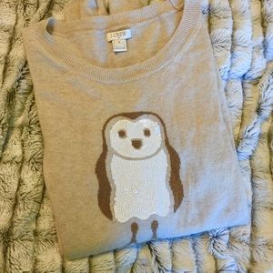 J. Crew Owl Sweater